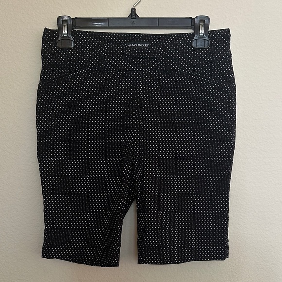 Hillary Radley Pants - Hillary Radley Polka Dot Midi Short